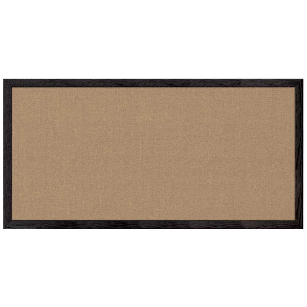 Combo Board, 96"x48", Black Frame/White Porcelain & Cork